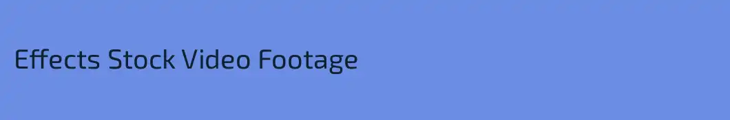 Effects Stock Video Footage